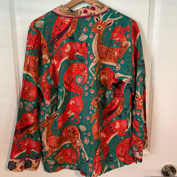 Powder Anthropologie Inspired Twilight Forest Pajama Set size SMALL - Picture 5 of 10
